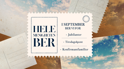 Hele menigheten ber