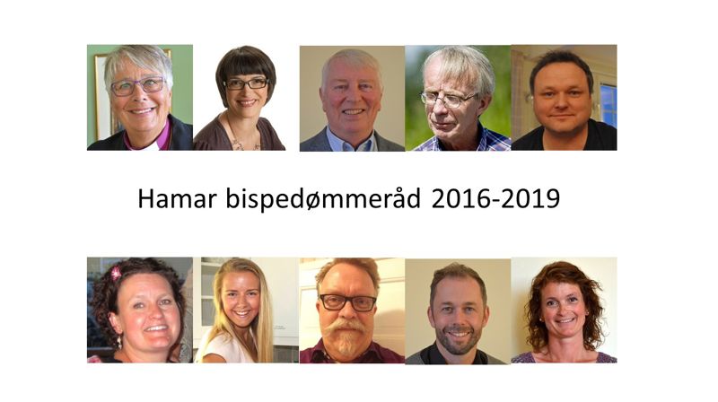 Hamar bispedømmeråd 2016-2019