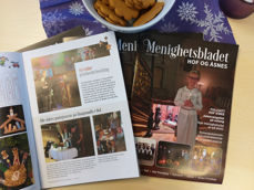 Menighetsbladet 0523, innside og omslag med advent- og julepreg.