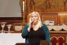 Christine Andreassen snakket om sunn og usunn tro i Bislettmessen.