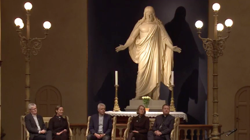 Presentasjonen av bispekandidatene ble holdt i St. Petri kirke i Stavanger fredag 9. november.