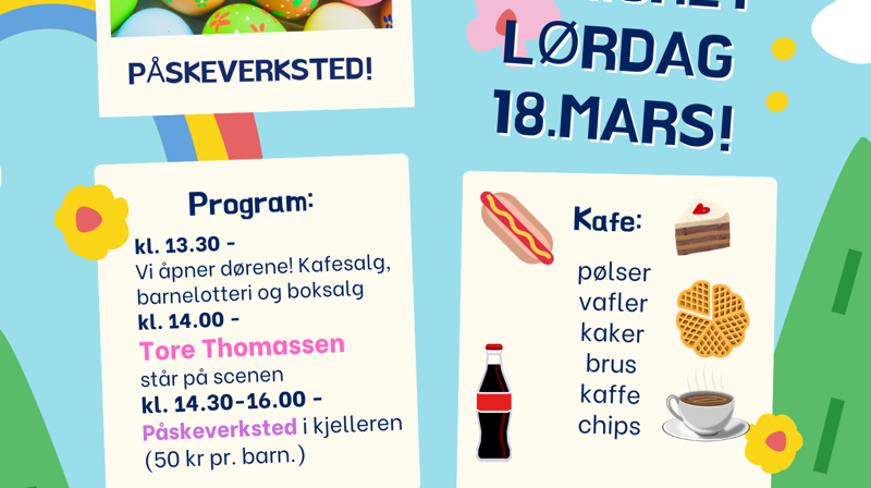 Familiedag i Oddernes kl. 13.30 lørdag 18. mars