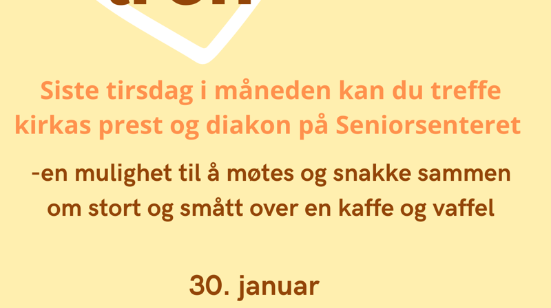 Vaffeltirsdag på Seniorsenteret