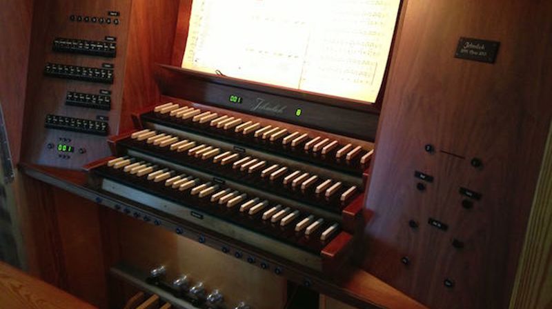 Orgelet i Manger kyrkje. Foto: J.William Kay