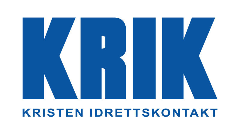 KRIK logoen, med underteksten "Kristen Idrettskontakt".