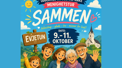 SAMMEN på menighetstur 9. til 11. oktober!