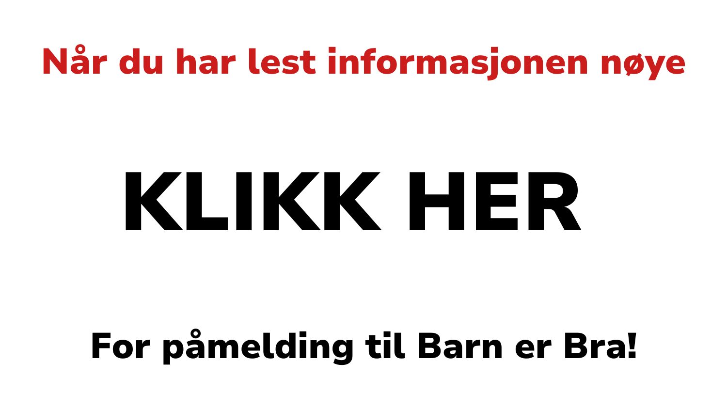 bilde lenke til banr er bra påmelding