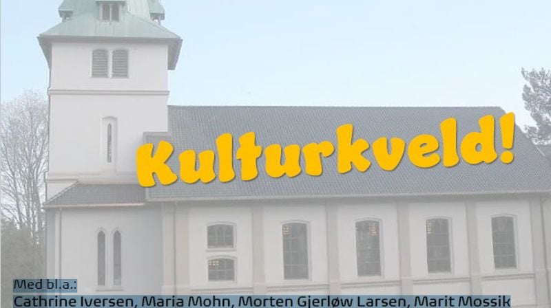 Kulturkveld i Onsøy kirke 30 august kl. 19.00