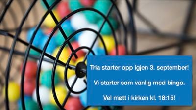 Tria - oppstart 3. september