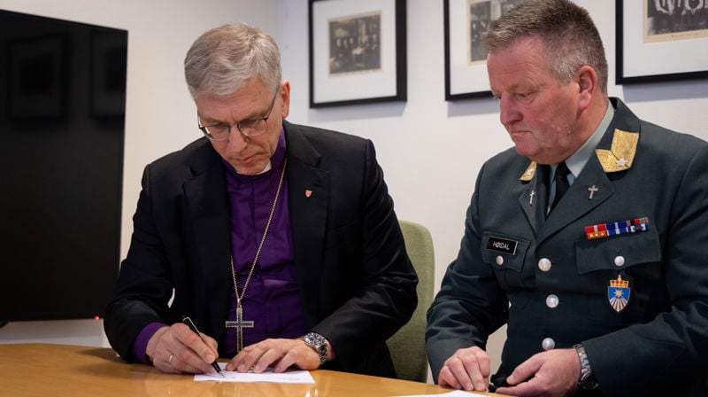 Preses i Bispemøtet skal ha tilsyn med prester som er tilsett i Forsvaret. Foto: Hans Jakob Heimvoll