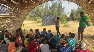 Sommerleir på Anafora for gutter som har opplevd traumer