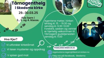 Tårnagenthelg for 2.-4. trinn