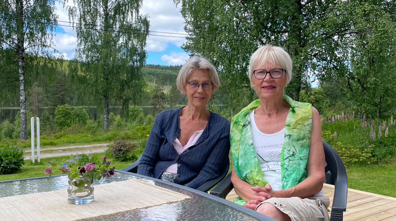 Dorthe O. Pentzen og Eva Galaasen fra besøkstjenesten i Søre Trysil.