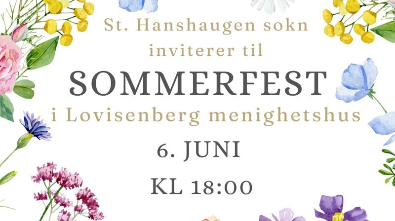 Velkommen til sommerfest!