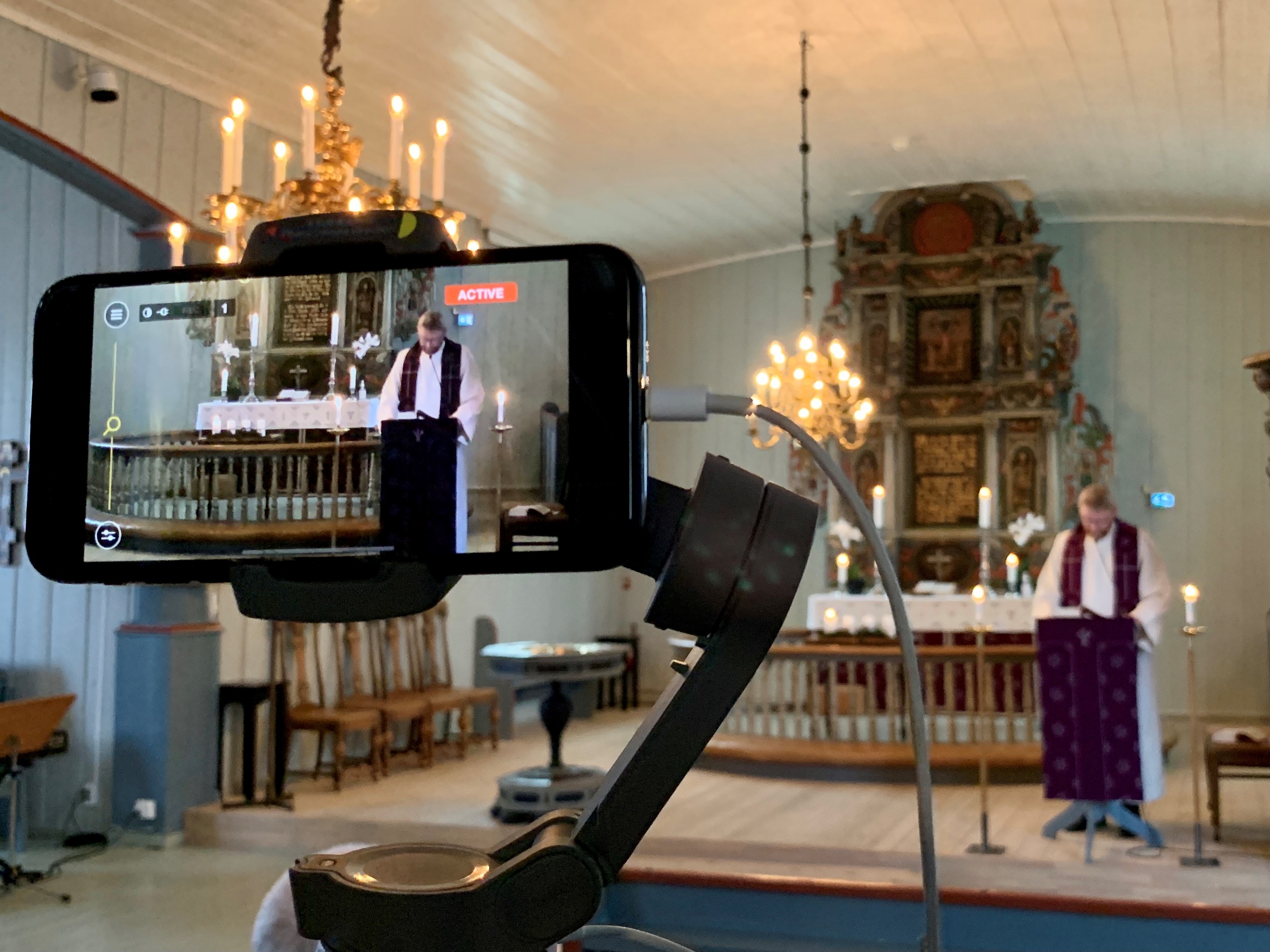 Streaming i Gjerdrum kirke