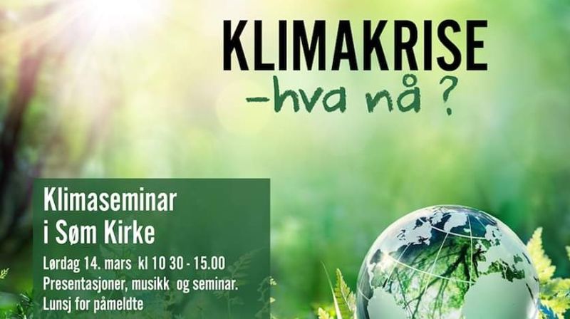 Klima-seminar i Søm kirke i Kristiansand