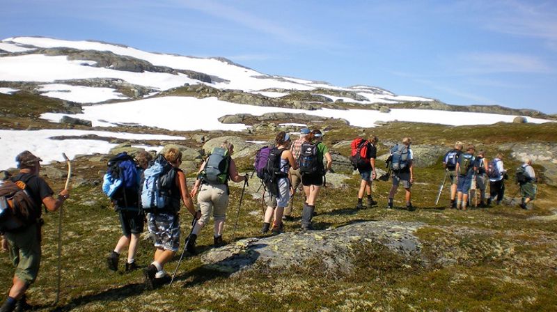 Vandring frå Telemark til Røldal