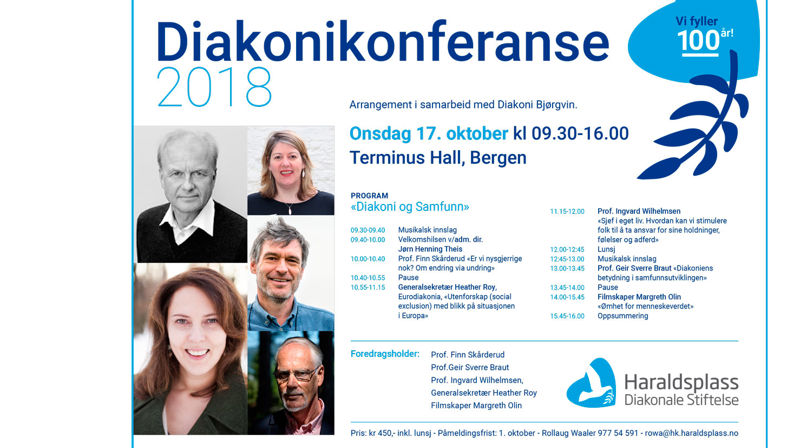 Stor diakonikonferanse i Bergen 17. oktober