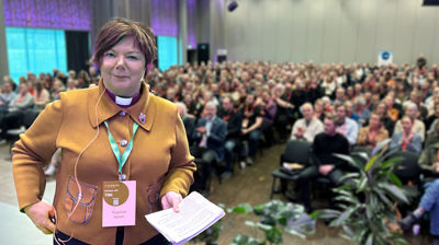 Biskopen kunne møta over 500 kyrkjeleg tilsette på stiftsdagane i Bjørgvin 2026.