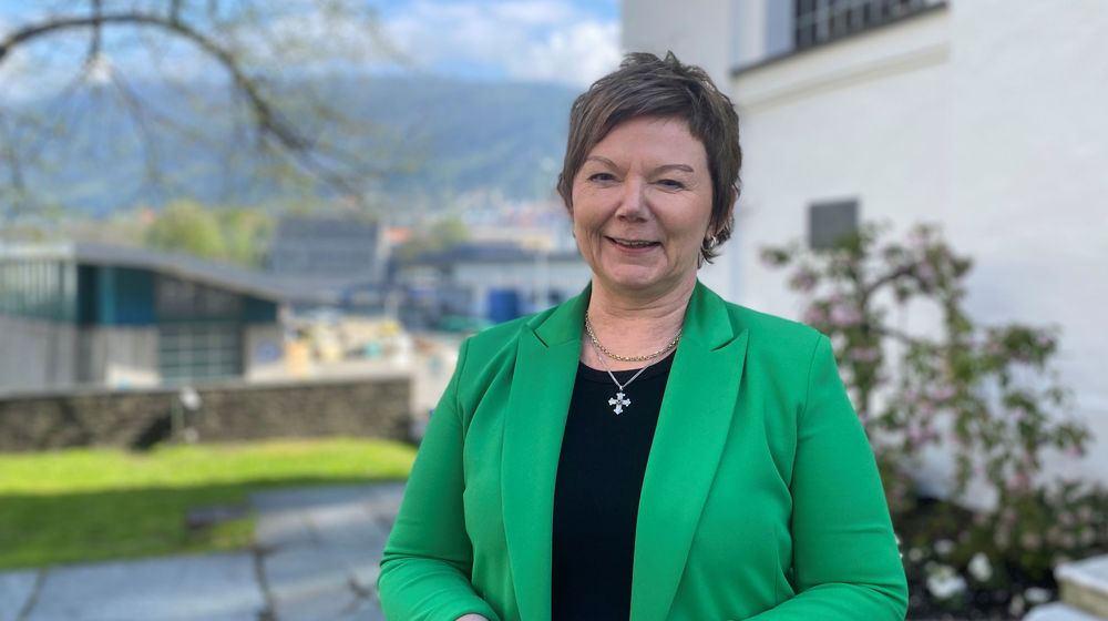 Ragnhild Jepsen 12. mai 23. Foto: Bjørgvin bispedømekontor/Geir Endre Kristoffersen