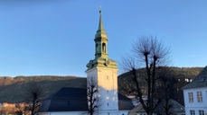 Nykirken, næraste nabo til bispedømekontoret.