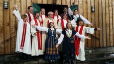 GLEDE: Silje Nygård ordinert i Skoklefall kirke 21.februar (Foto: Jan Heier)