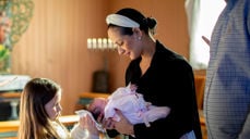 Dåp i Fenstad kirke, Foto Bo Mathisen