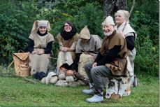 Spelet "Makt og merke" ble satt opp i forbindelse med Eidskog kirkes 350 års jubileum, med støtte blant annet fra denne tilskuddsordningen. Foto: Else Hanna Tendø