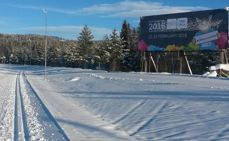 Fra skistadion på Lillehammer. Foto: Ann Iren Linnerud