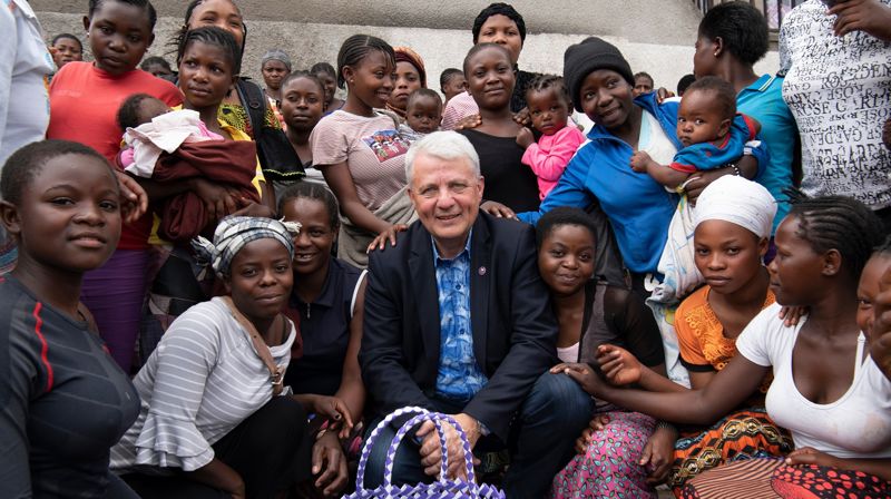 Kirkens nødhjelps direktør Dagfinn Høybråten forteller om kvinner i Kongo som opplever mindre vold etter Tamar-kampanjen