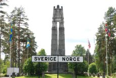 Fredsminnesmerket på Morokulien er en del av Eidskog kommune. Foto: Eidskog kommune