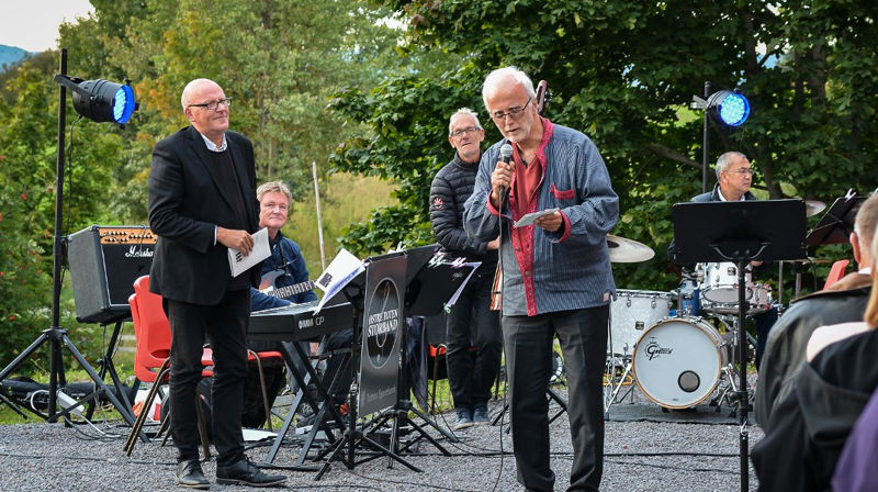 Fra konserten "Luther for swingene" med Østre Toten Storband på Granavollen. Foto Annika Birkelund, Avisen Hadeland.