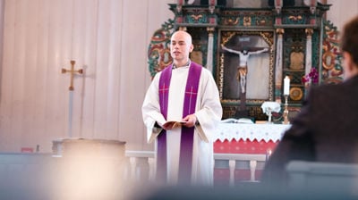 Per-Kristian Bandlien har de siste åtte årene vært sokneprest i Jessheim og Hovin. Foto: Kristoffer Eknes.