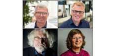 Kjell Magne Bondevik, Ola Honningdal Grytten, Edvard Hoem og Ingeborg Midttømme deltek alle under Hauge-seminaret i Molde domkirke 19. juni. 