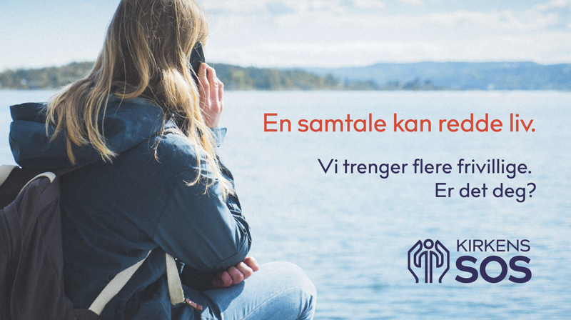 Norges største krisetjeneste; Kirkens SOS, besvarer årlig i nær 200.000 henvendelser.
