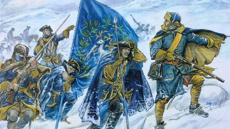 Krigshandlingene i 1718 tok mange liv. Men den svenske hærens tilbaketog ble også en humanitær katastrofe, der mange soldater mistet livet i uvær og kulde. 