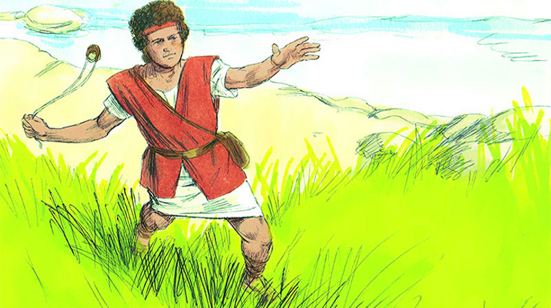 Ny bibelfortelling fra Malvik: David og Goliat