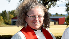 Christine Waanders har vært sogneprest i Vinne og Vuku de siste årene. Nå skal hun lede prestetjenesten i Verdal, Levanger og Frosta - og blir en del av biskopens ledergruppe. (Alle foto: Magne Vik Bjørkøy)