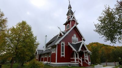 Neiden kirke fra 1901. Foto Gunnar Aasegg