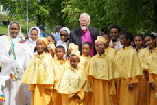 Biskop Kvarme gledet seg på flerkulturell pinsefestival på St.Hanshaugen.