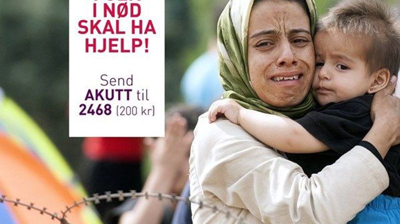 Flyktningkrisen angår oss - offerappell til alle menigheter fra Kirkens Nødhjelp