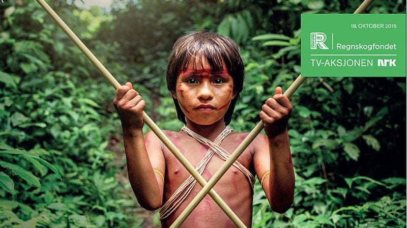 Vi skal vokte regnskogen, vi støtter TV-aksjonen 18.oktober 2015