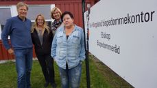 Bernt Aanonsen, Lissi Berg, Trine Nordvik Løkås og Anne Grethe Sivertsen er våre nye kolleger på bispedømmekontoret. Foto: Thoralf Fagertun