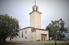 Stamsund kirke. Foto: Kirkesøk