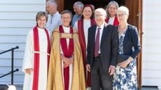 F.v.: Terese Bue Kessel, Anne Lise Ådnøy, Verena Fuglestad, Arnulf Fuglestad, Ingun Stokstad Barane og Synnøve Fuglestad. Foto: Ingve Fuglestad