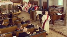 Christiane Krahner holdt prekenen da hun ble vigslet til kateket av biskop Anne Lise Ådnøy 24. november.