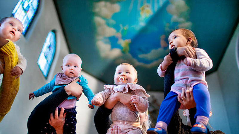 Trosopplæring, slik som babysang, er et av fellesrådenes arbeidsområder som mottar tilskudd gjennom bispedømmet. Foto: Kirkerådet
