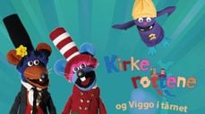 Kirkerottene og Viggo i tårnet. Foto: IKO forlaget