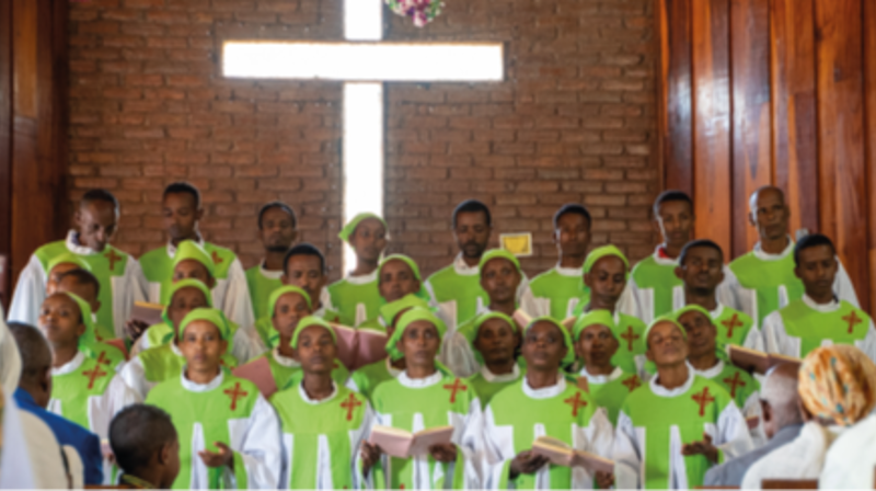 Sangen er viktig i etiopiske gudstjenester. Foto: NMS