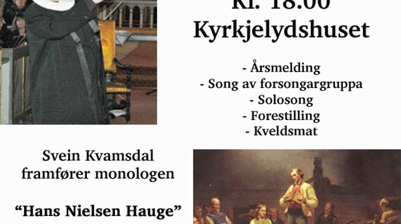 Hans Nielsen Hauge monolog